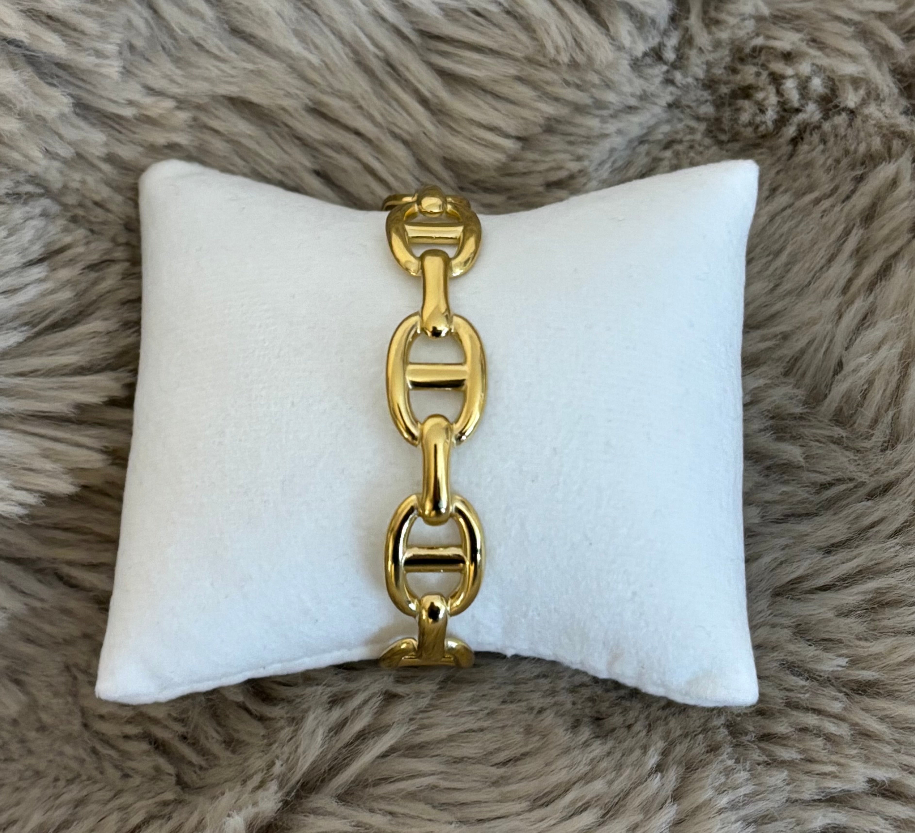 Jonc maille marine