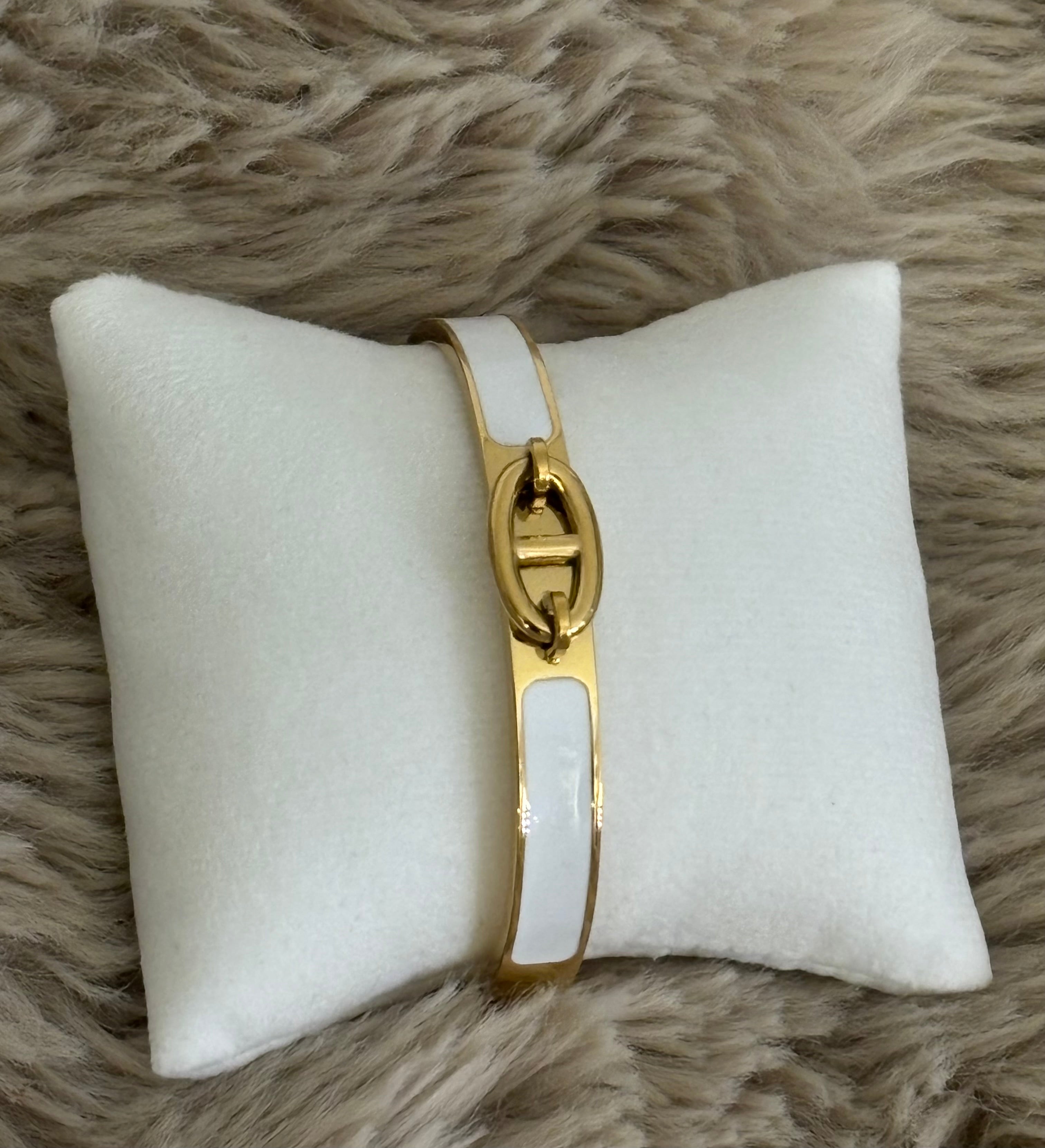 Jonc maille marine